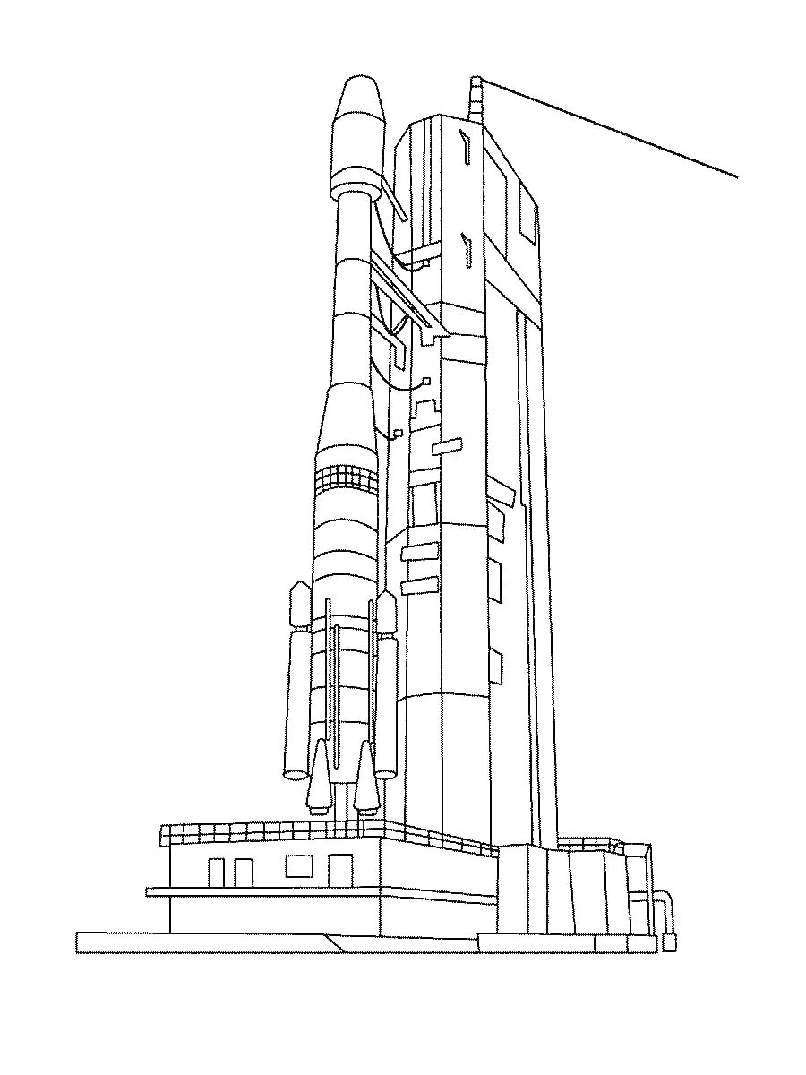 Ракета на космодроме