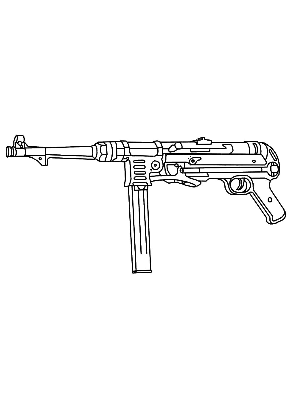 Раскраска Автомат 2