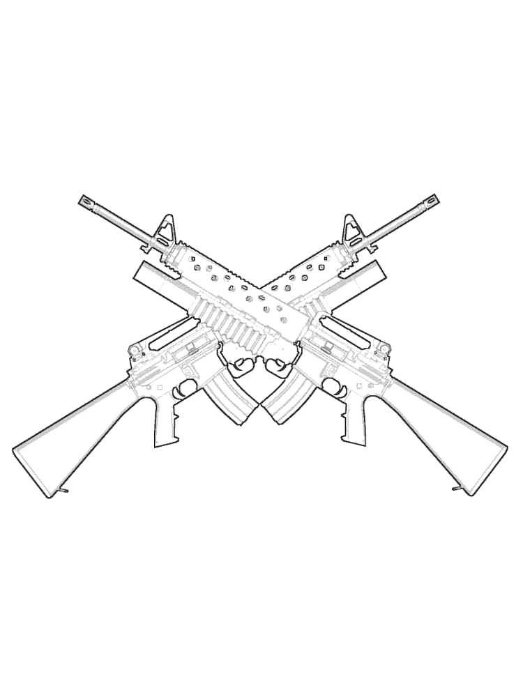 Раскраска Автомат 2