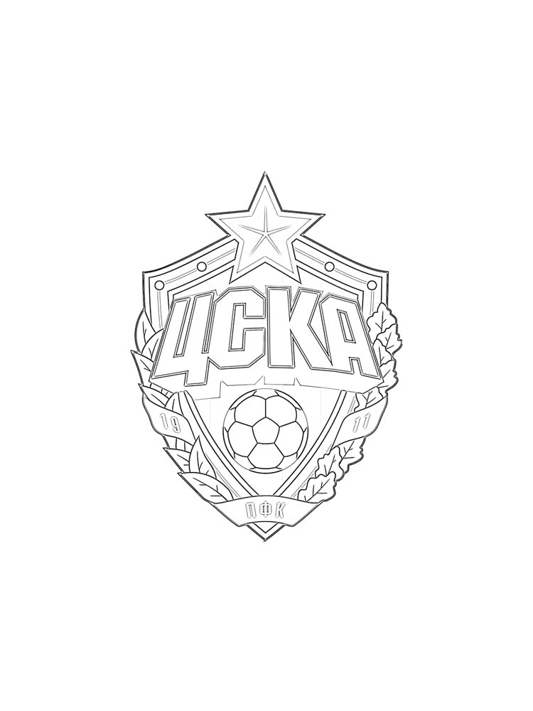 Раскраска эмблема 2