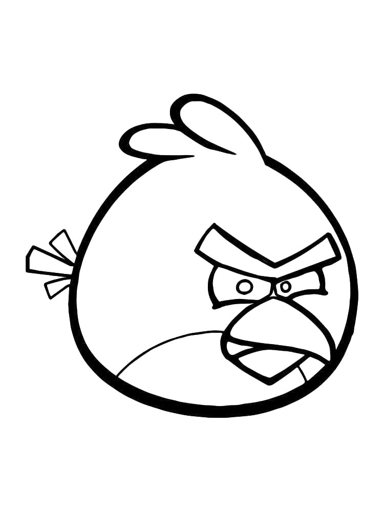 Раскраска Энгри Бердз (Angry Birds) 2
