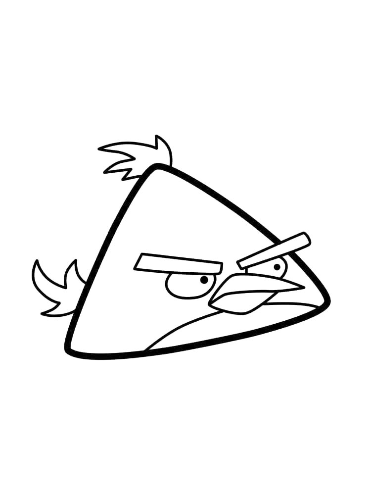 Раскраска Энгри Бердз (Angry Birds) 2