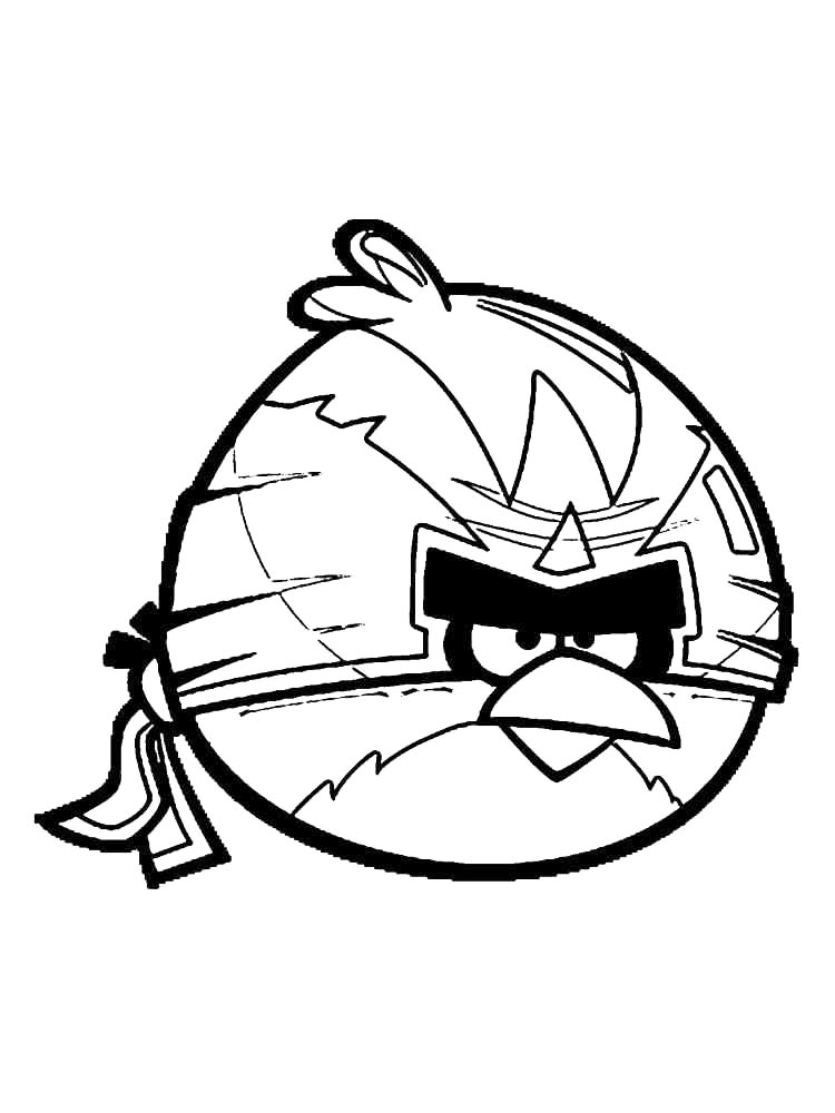 Раскраска Энгри Бердз (Angry Birds) 2