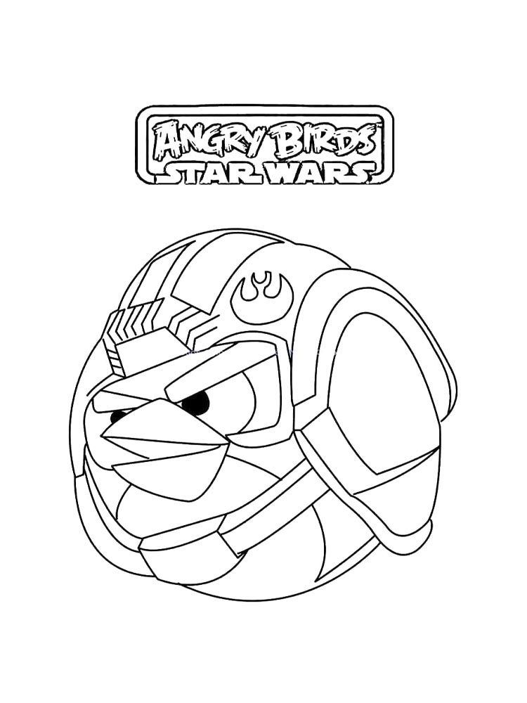 Раскраска Энгри Бердз (Angry Birds) 2
