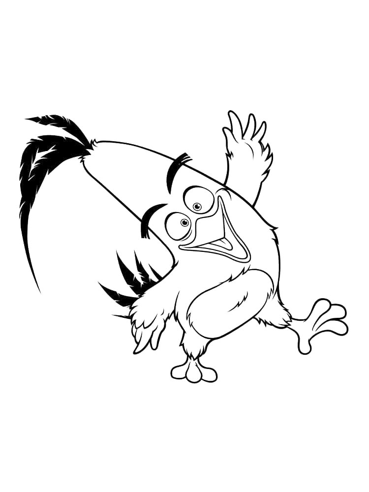 Раскраска Энгри Бердз (Angry Birds) 2