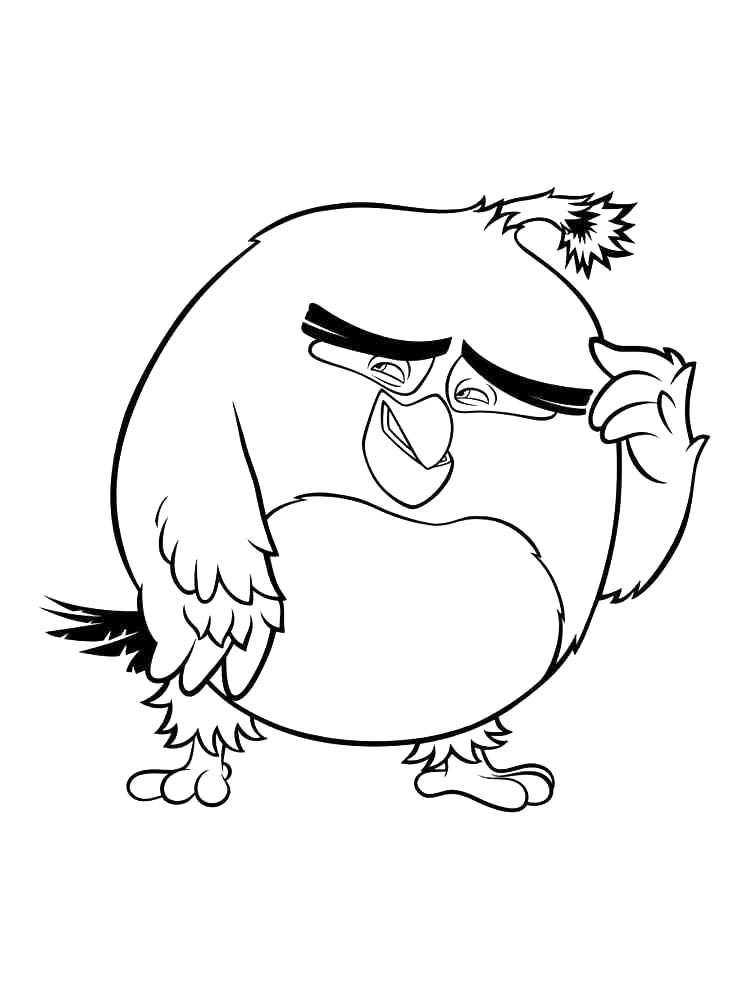 Раскраска Энгри Бердз (Angry Birds) 2