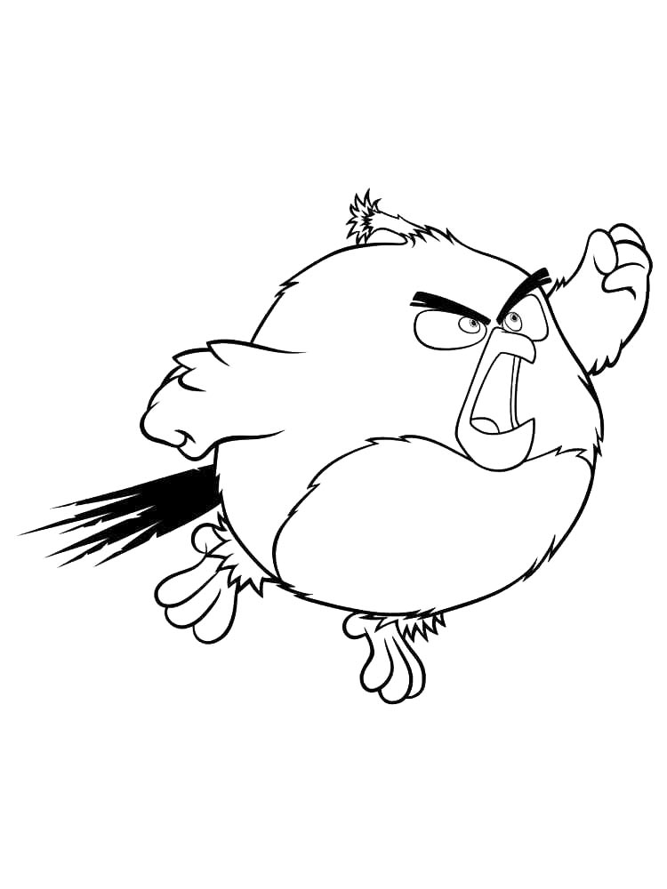 Раскраска Энгри Бердз (Angry Birds) 2