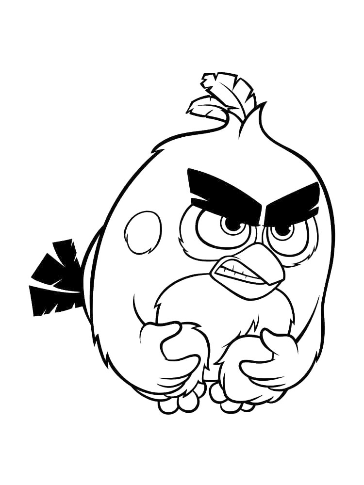 Раскраска Энгри Бердз (Angry Birds) 2