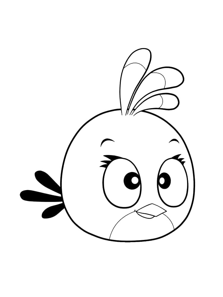 Раскраска Энгри Бердз (Angry Birds) 2