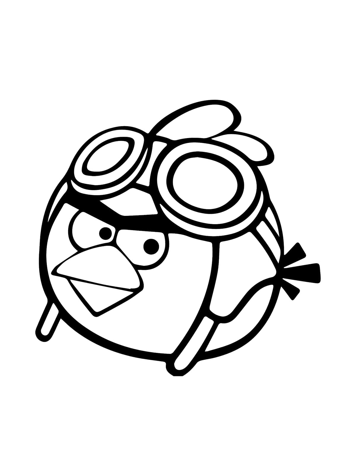 Раскраска Энгри Бердз (Angry Birds) 2