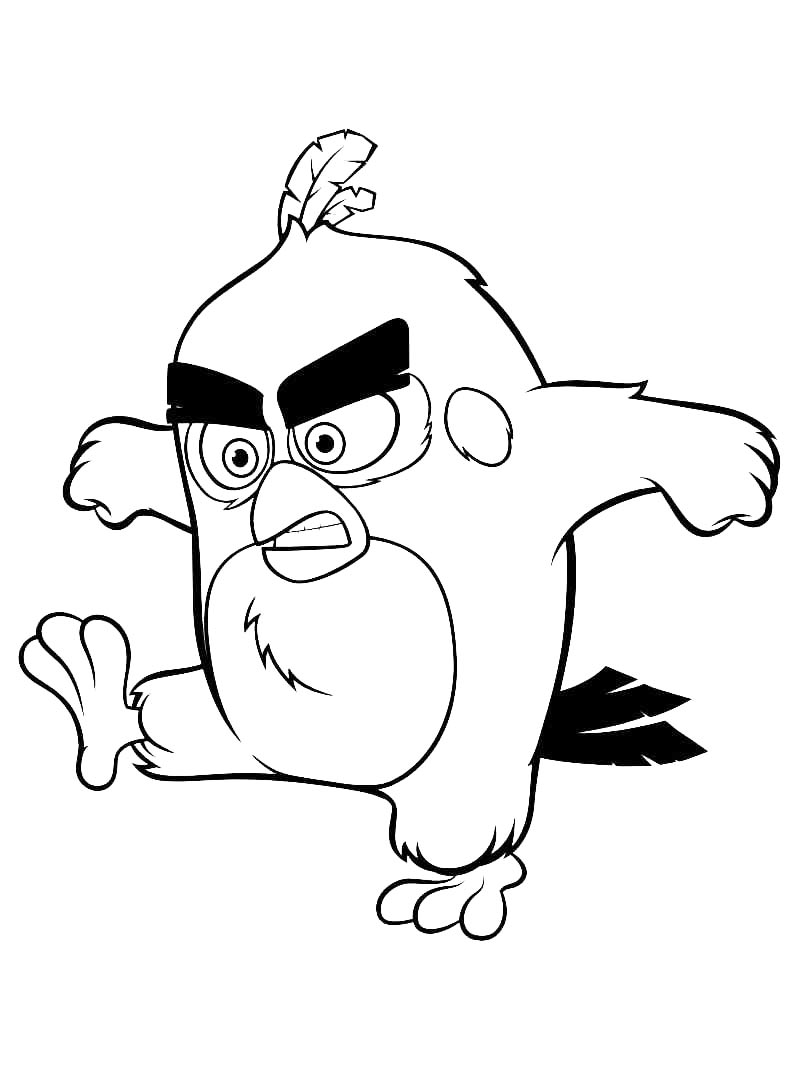 Раскраска Энгри Бердз (Angry Birds) 2