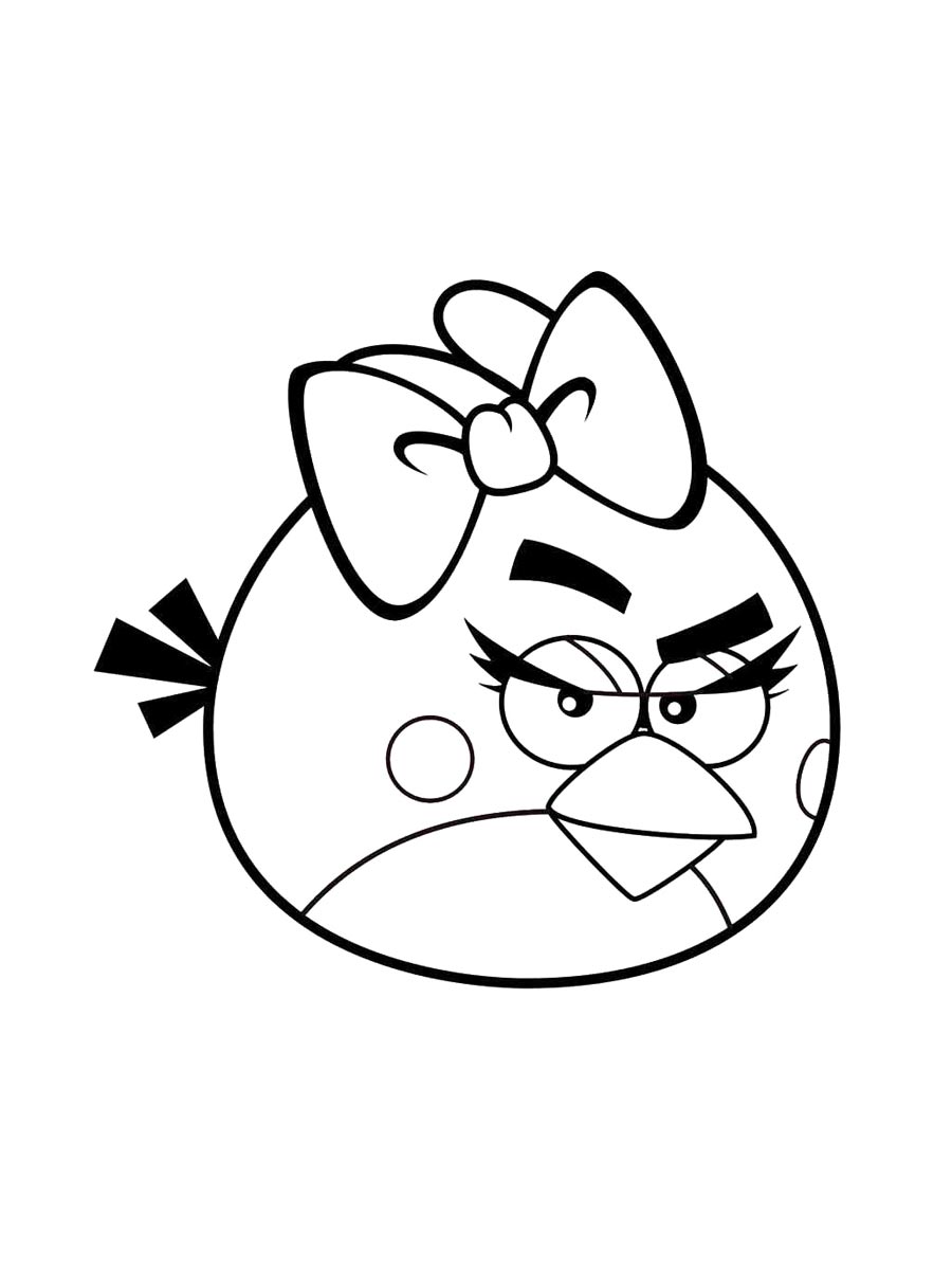 Раскраска Энгри Бердз (Angry Birds) 2