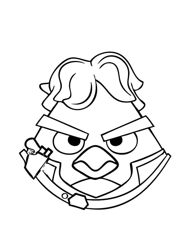 Раскраска Энгри Бердз (Angry Birds) 2