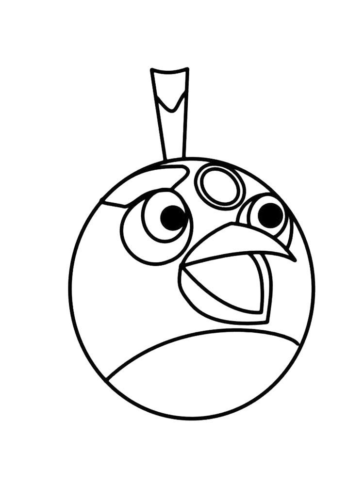 Раскраска Энгри Бердз (Angry Birds) 2