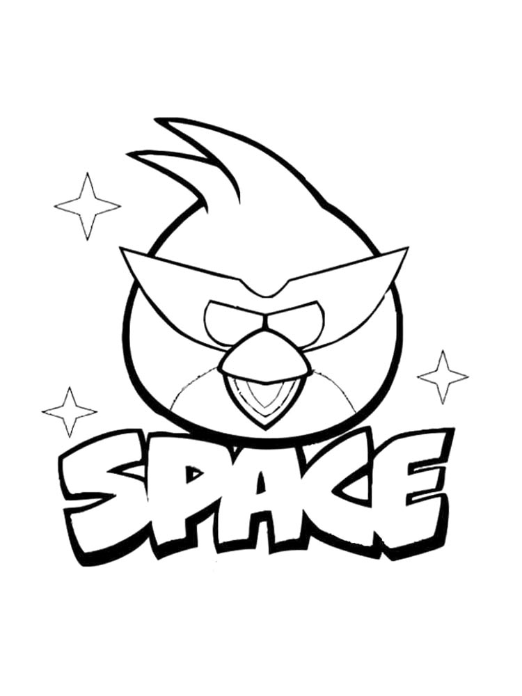 Раскраска Энгри Бердз (Angry Birds) 2