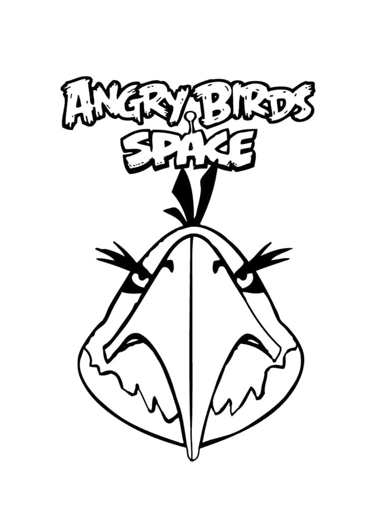Раскраска Энгри Бердз (Angry Birds) 2
