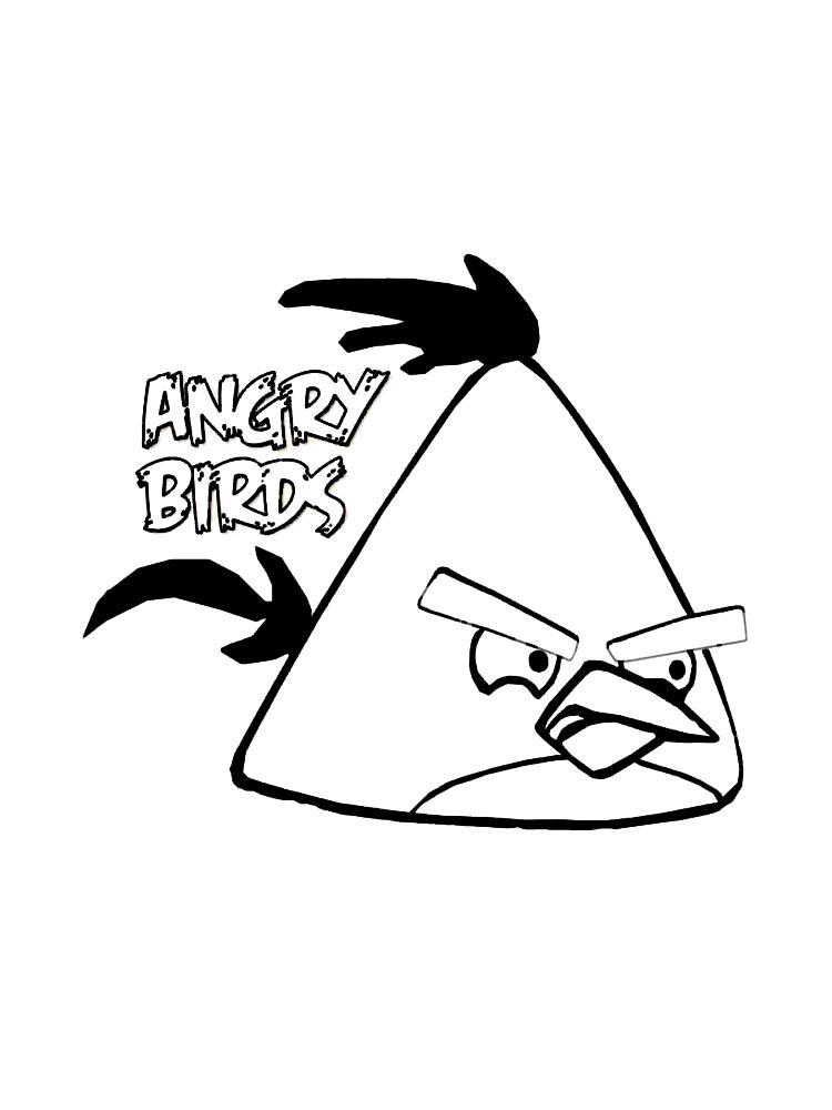 Раскраска Энгри Бердз (Angry Birds) 2