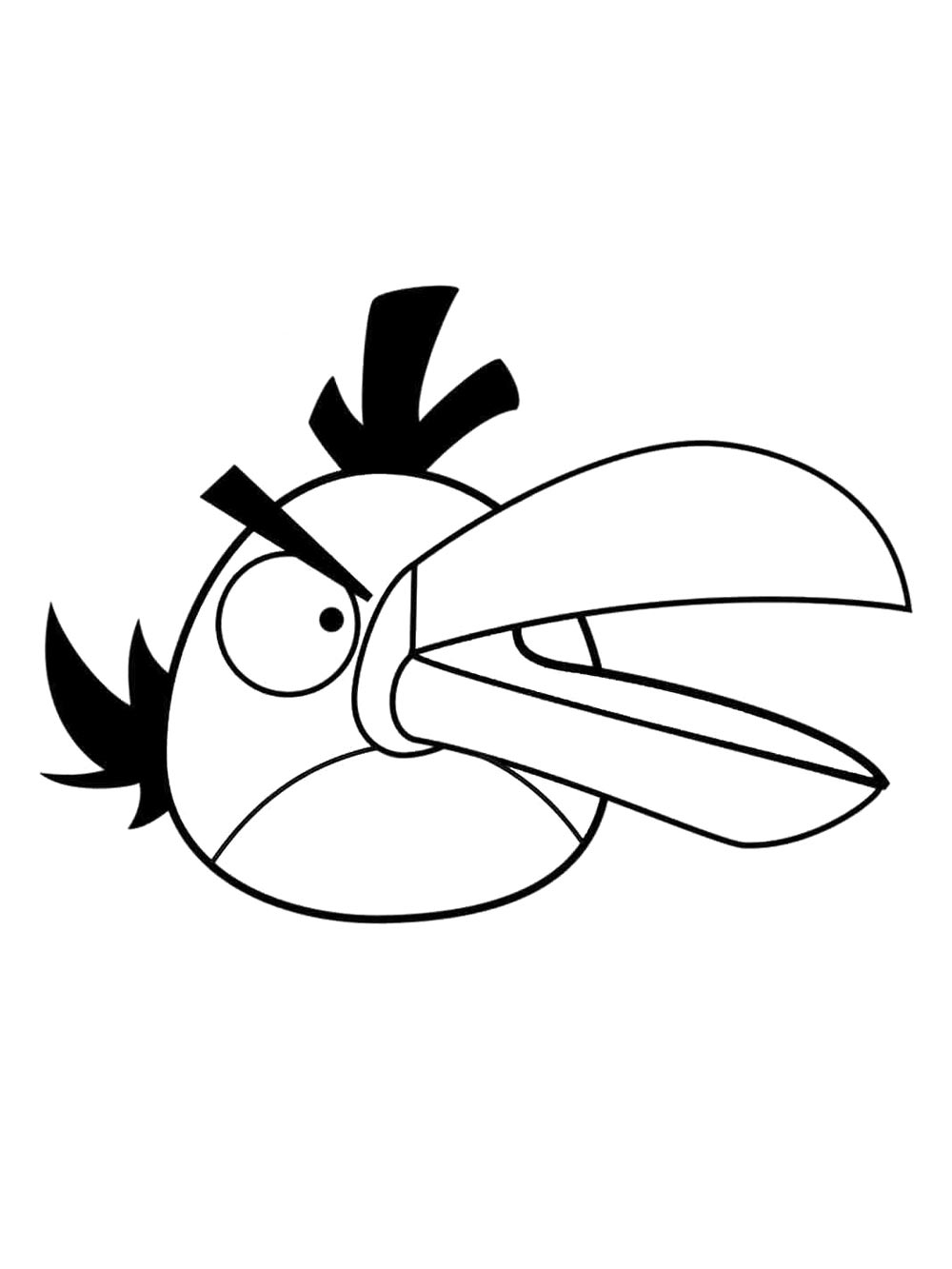 Раскраска Энгри Бердз (Angry Birds) 2