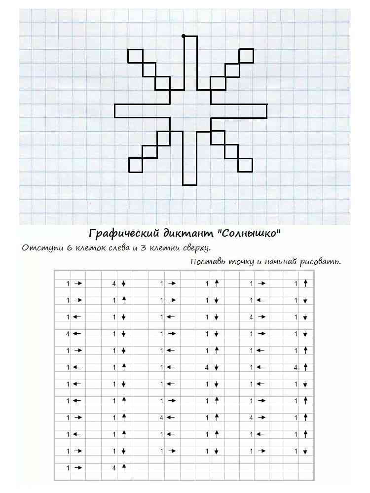 Раскраска графический диктант по клеточкам 3