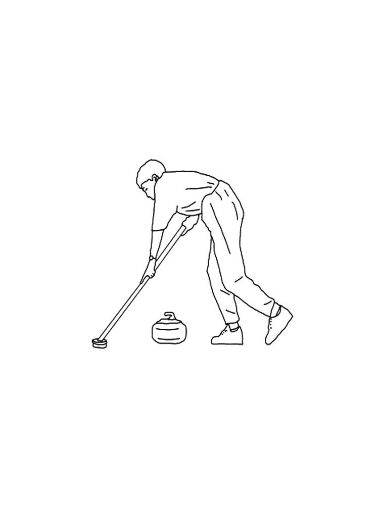 Раскраска Керлинг 2