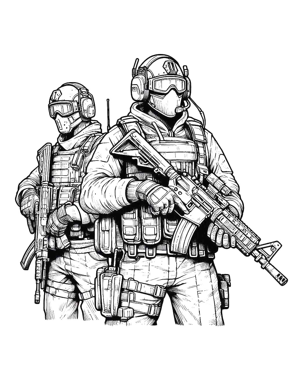 Раскраска КС ГО 2