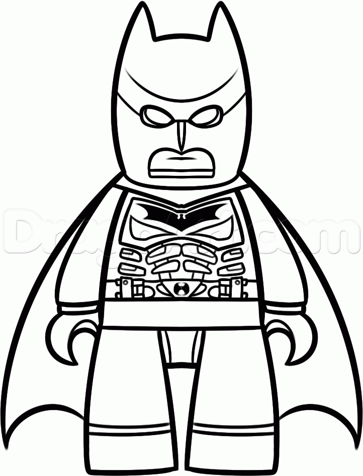 Раскраска LEGO Batman