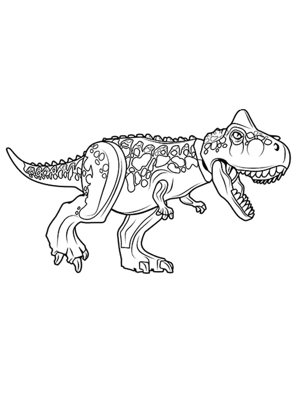 Раскраска Лего Динозавры 2