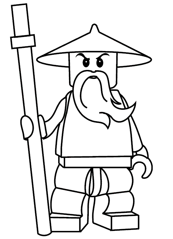 Раскраска LEGO NINJA GO 2