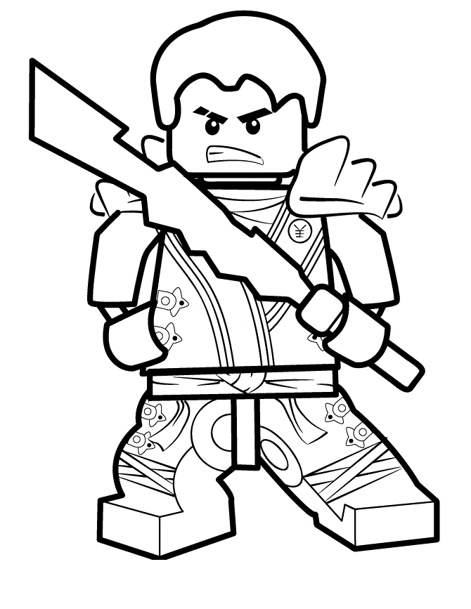 Раскраска LEGO NINJA GO 2