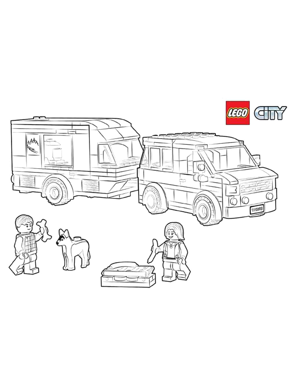 Раскраска Лего Сити 2