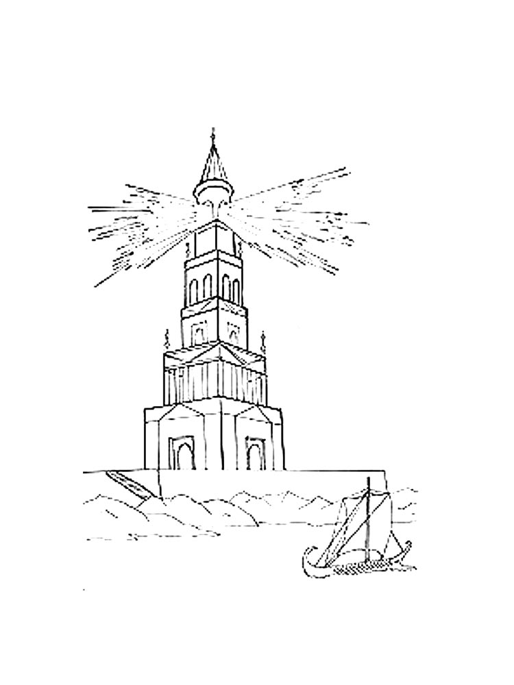 Раскраска Маяк 2
