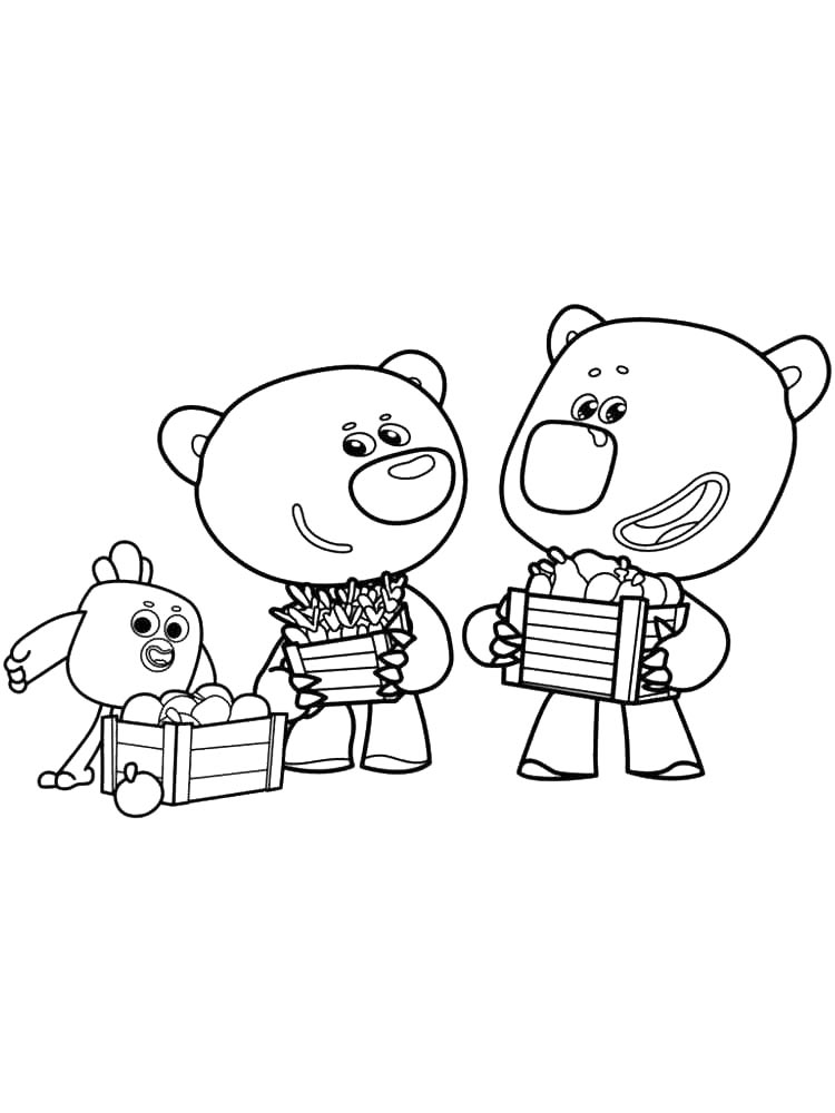 Раскраска мимимишки 4