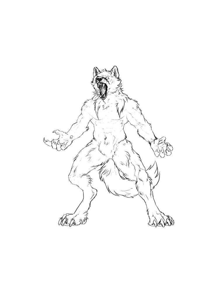 Раскраска Оборотень 2