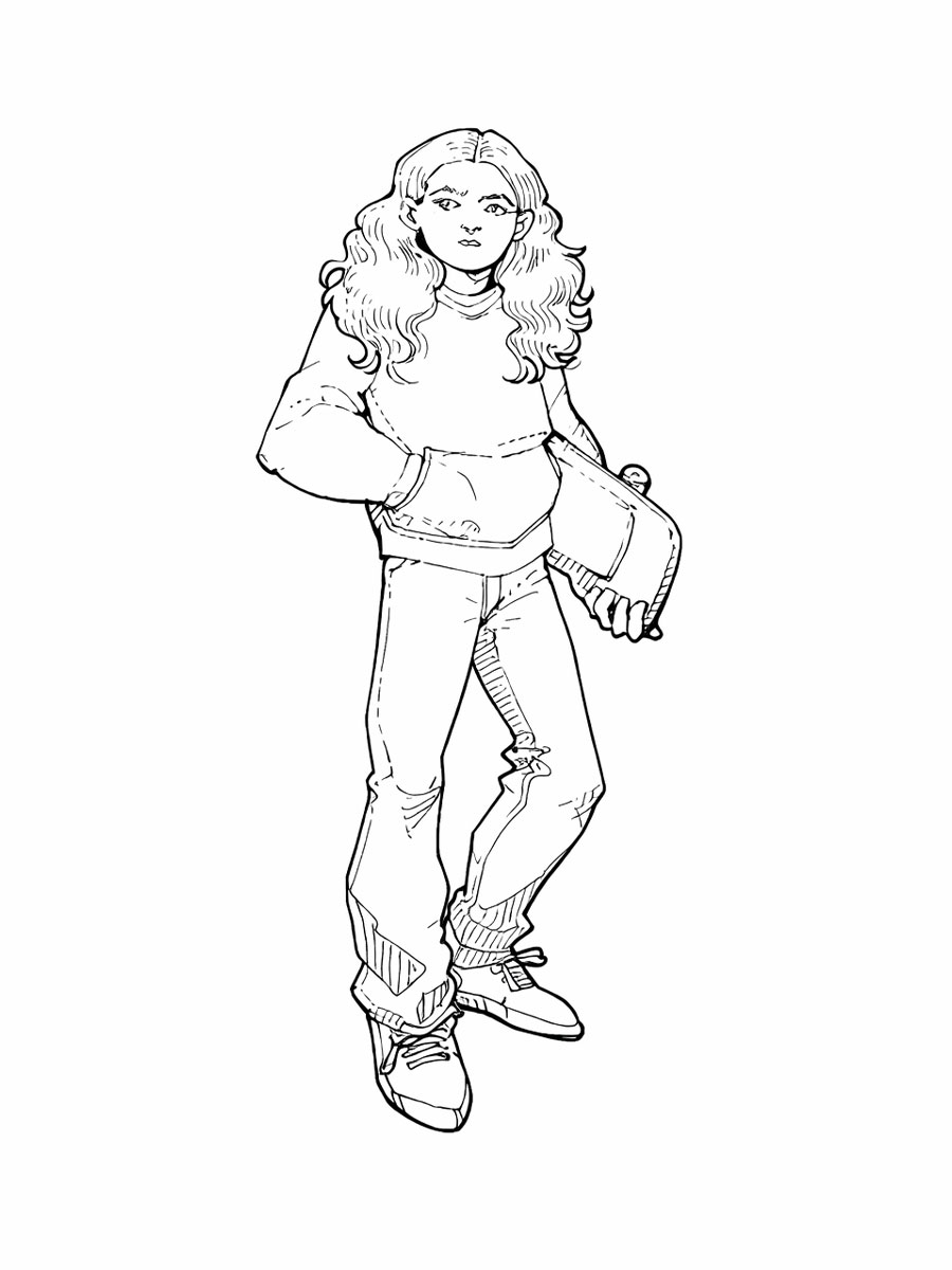 Раскраска Очень Странные дела 2