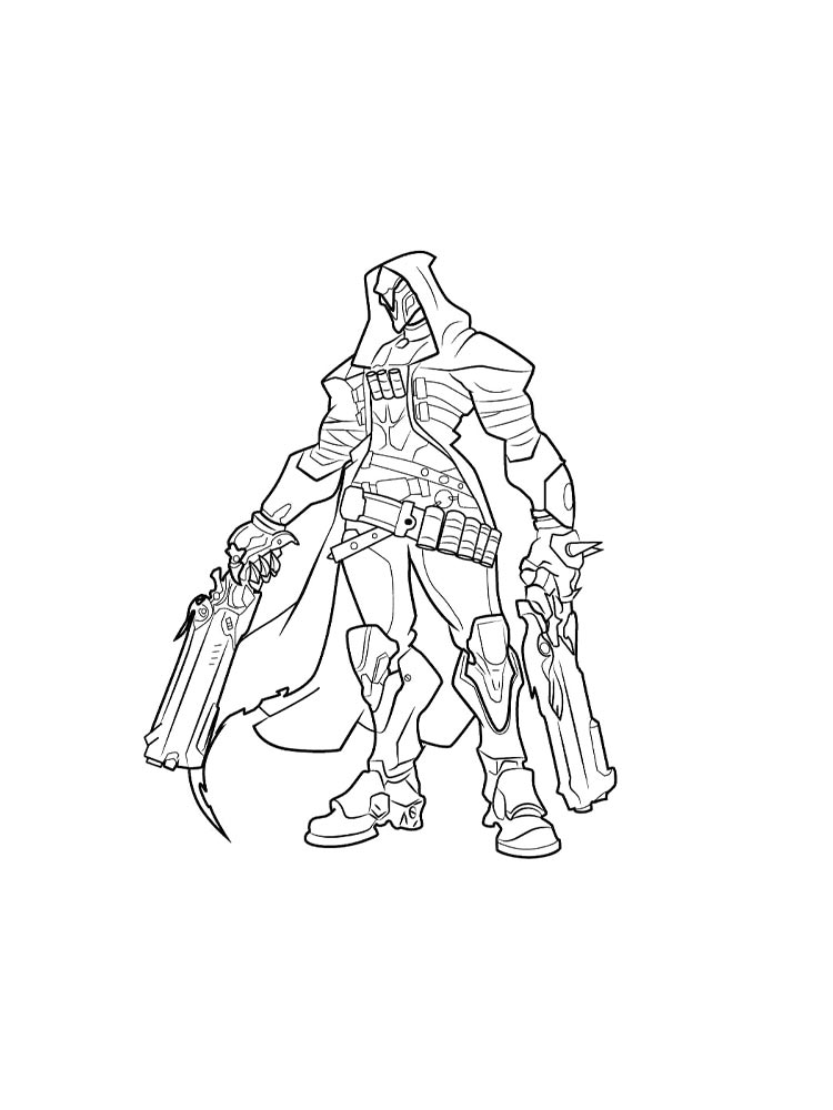 Раскраска Overwatch 2