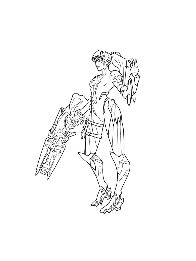 Раскраска Overwatch 2