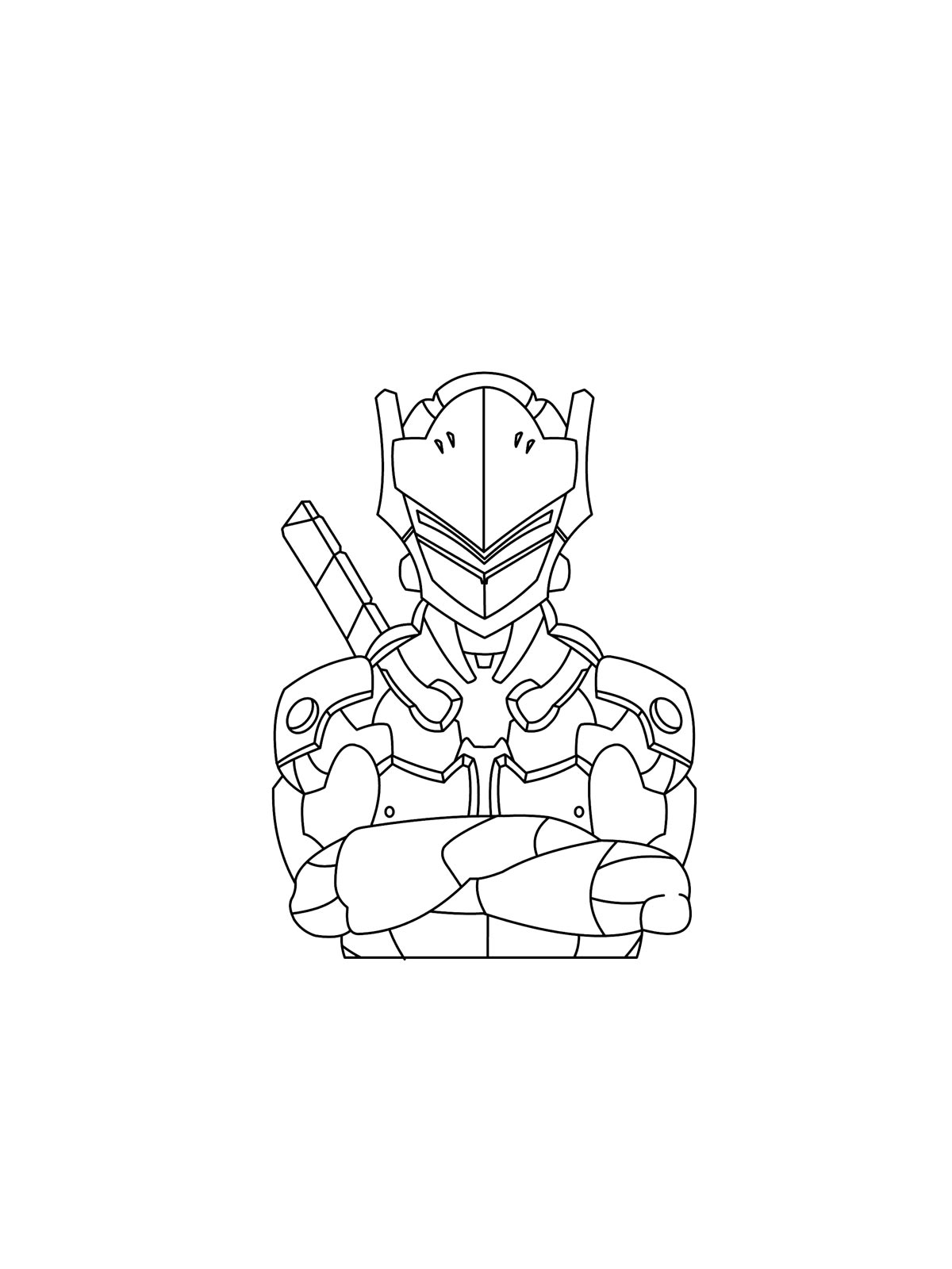 Раскраска Overwatch 2