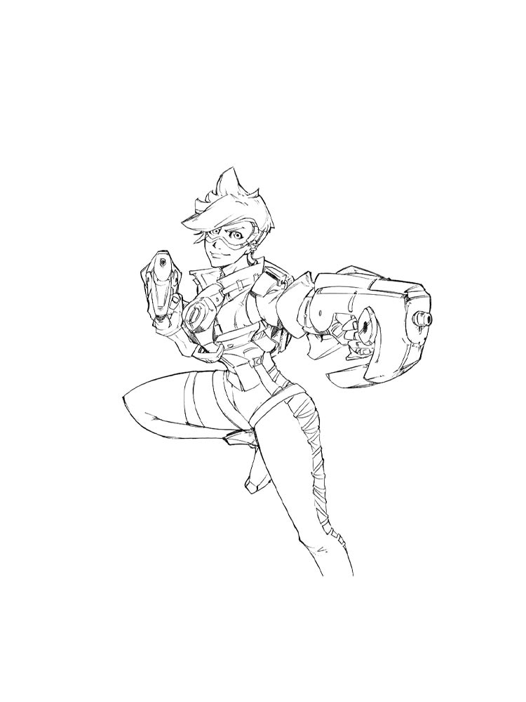 Раскраска Overwatch 2