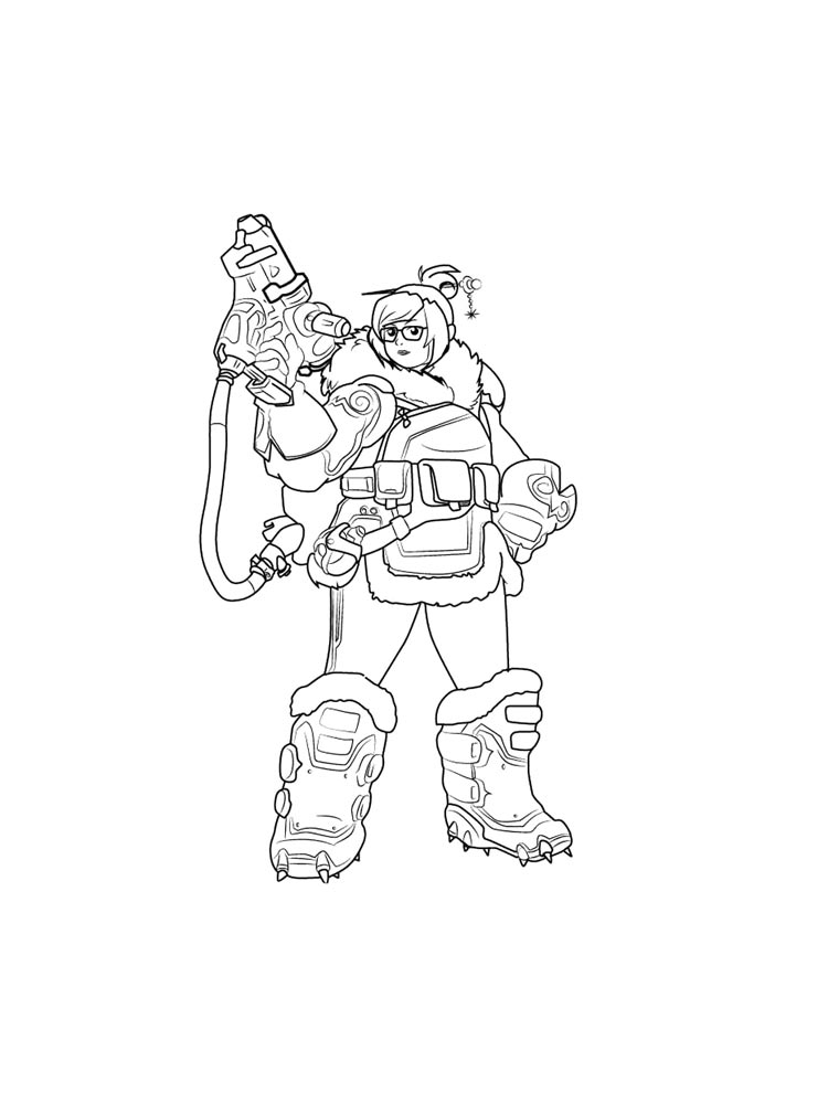 Раскраска Overwatch 2