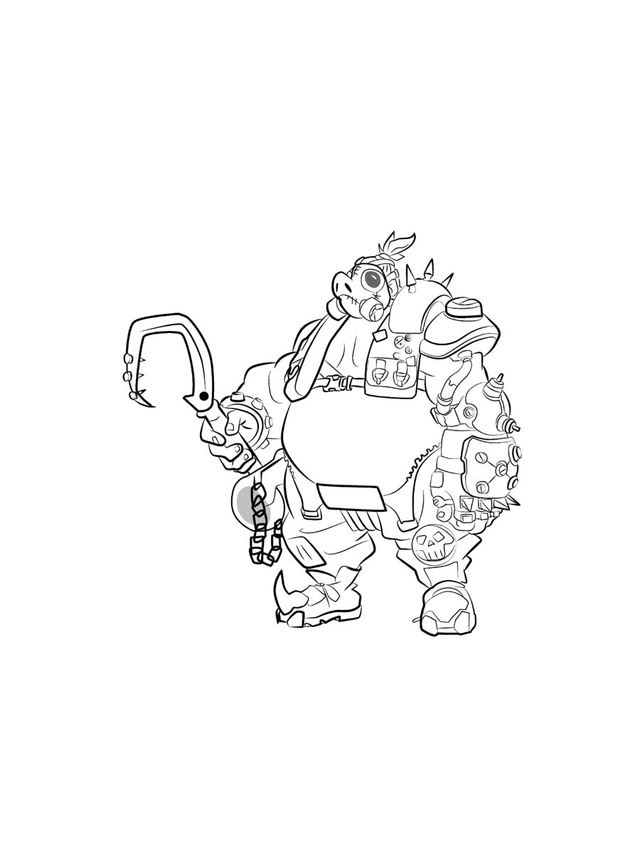 Раскраска Overwatch 2