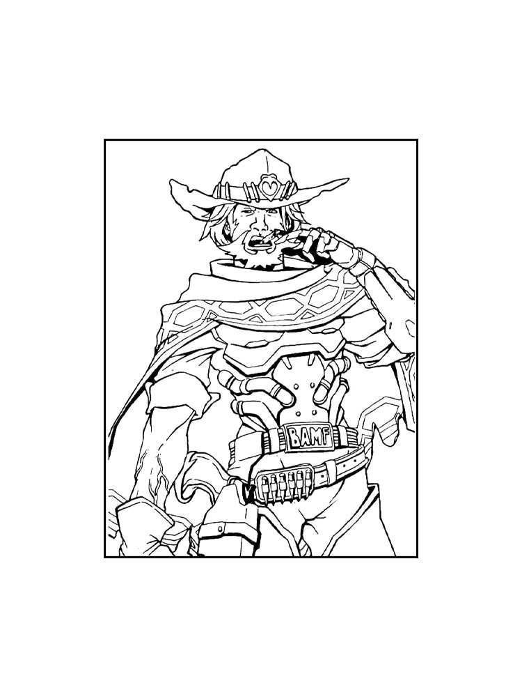 Раскраска Overwatch 2