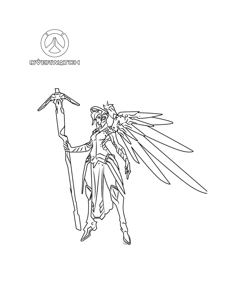 Раскраска Overwatch 2