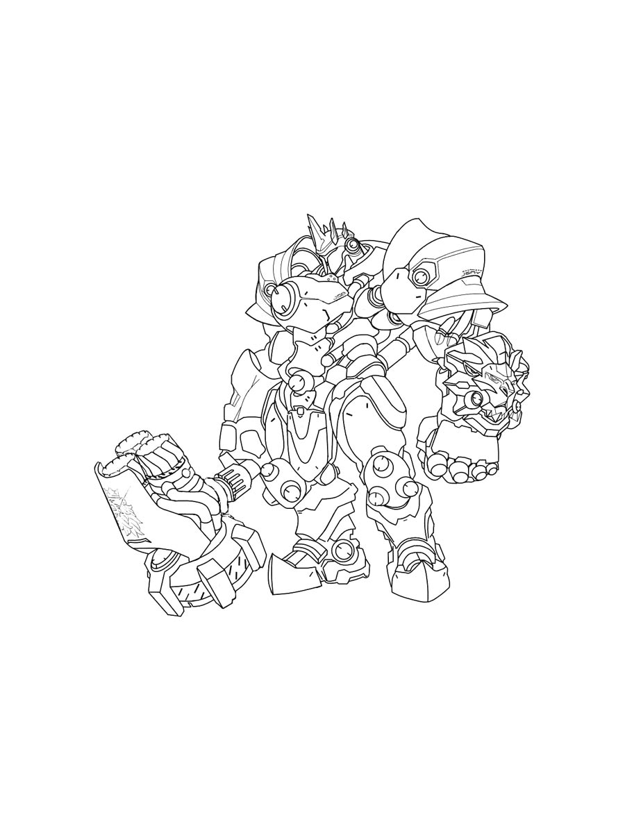 Раскраска Overwatch 2