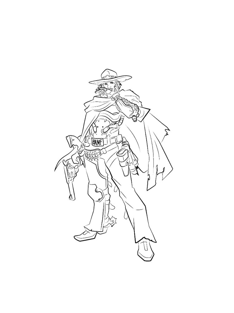 Раскраска Overwatch 2