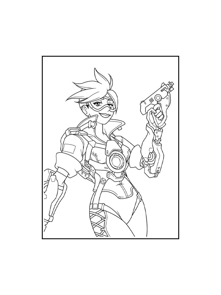 Раскраска Overwatch 2