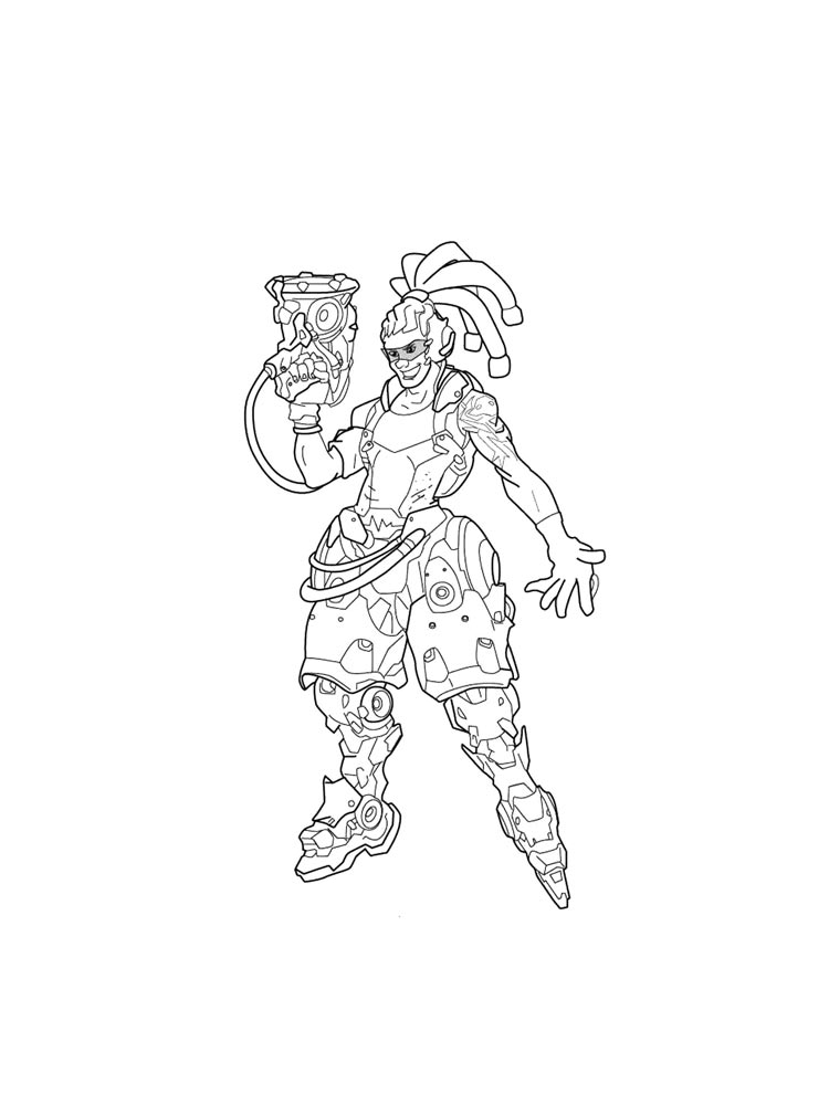 Раскраска Overwatch 2