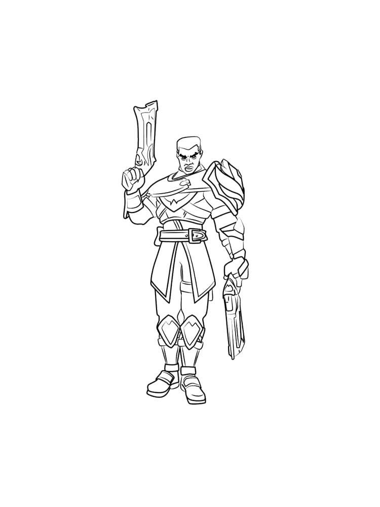 Раскраска Paladins 2