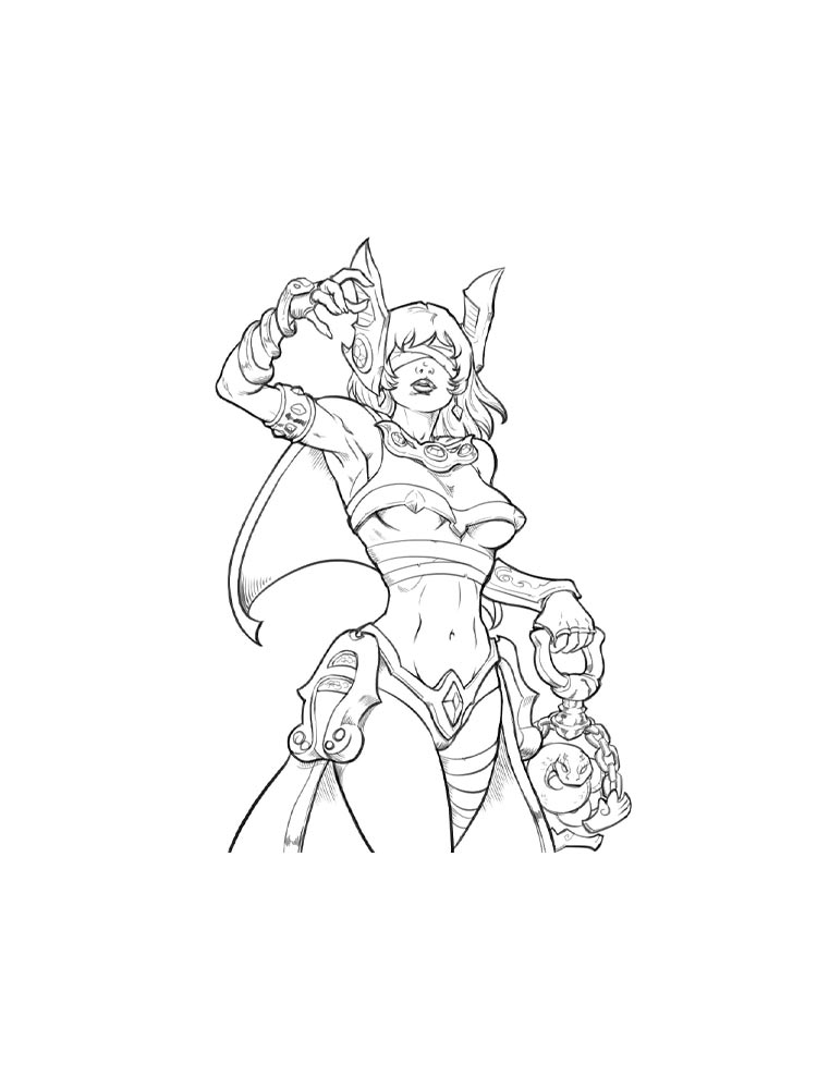 Раскраска Paladins 2