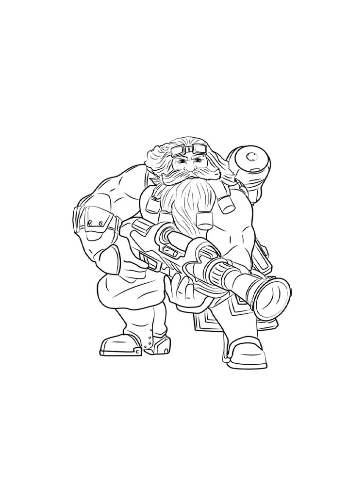Раскраска Paladins 2