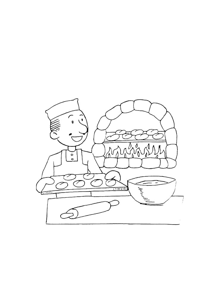 Раскраска Печка 2
